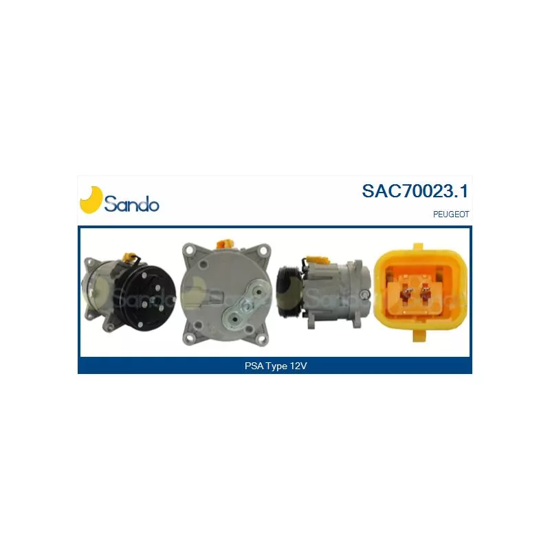 Compresseur, climatisation SANDO SAC70023.1