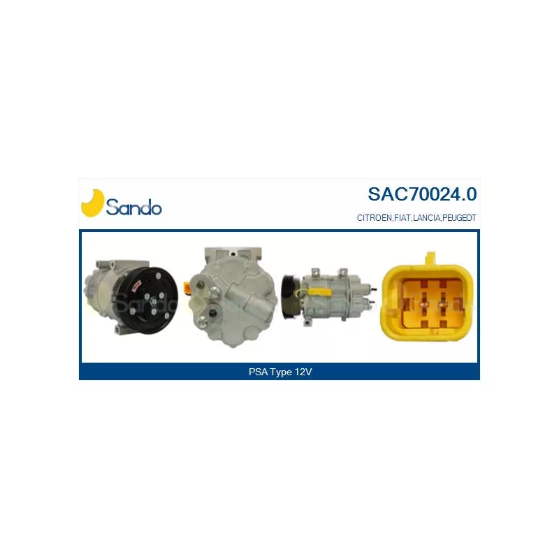 Compresseur, climatisation SANDO SAC70024.0
