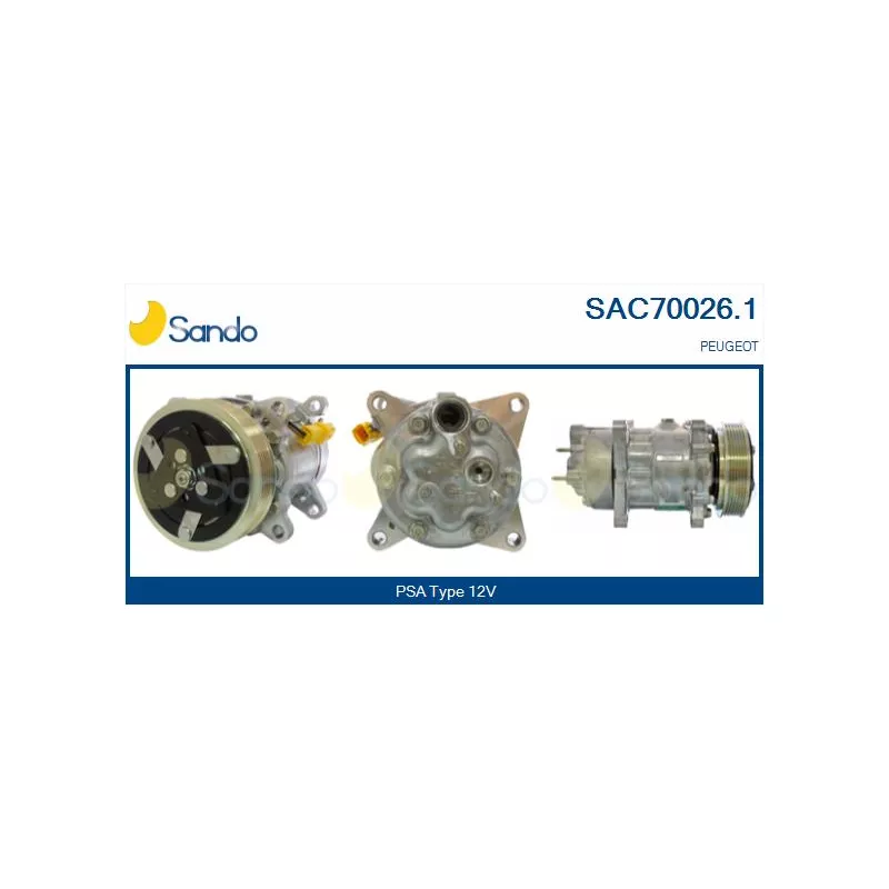 Compresseur, climatisation SANDO SAC70026.1