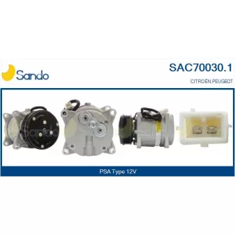 Compresseur, climatisation SANDO SAC70030.1