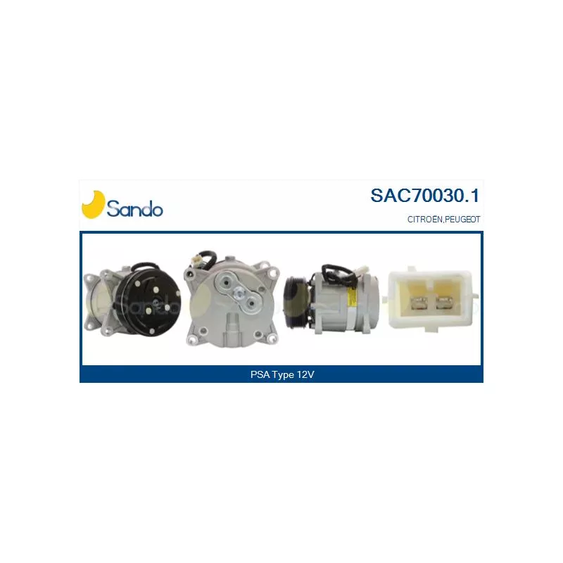 Compresseur, climatisation SANDO SAC70030.1