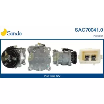 Compresseur, climatisation SANDO SAC70041.0