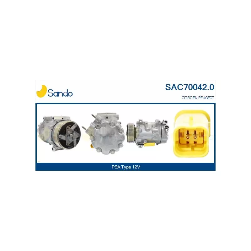 Compresseur, climatisation SANDO SAC70042.0