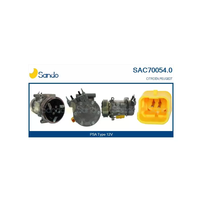Compresseur, climatisation SANDO SAC70054.0