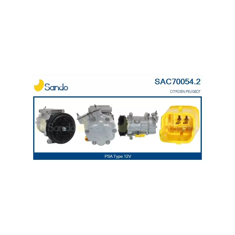 Compresseur, climatisation SANDO SAC70054.2
