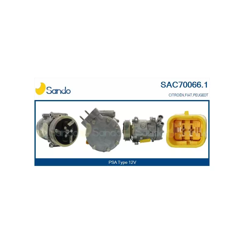 Compresseur, climatisation SANDO SAC70066.1