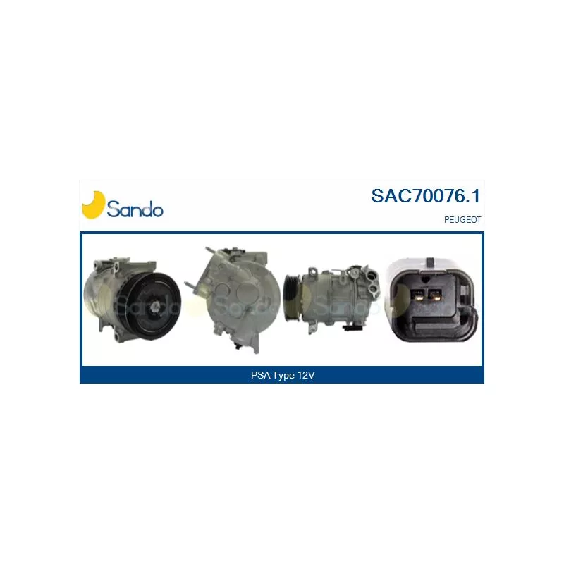 Compresseur, climatisation SANDO SAC70076.1