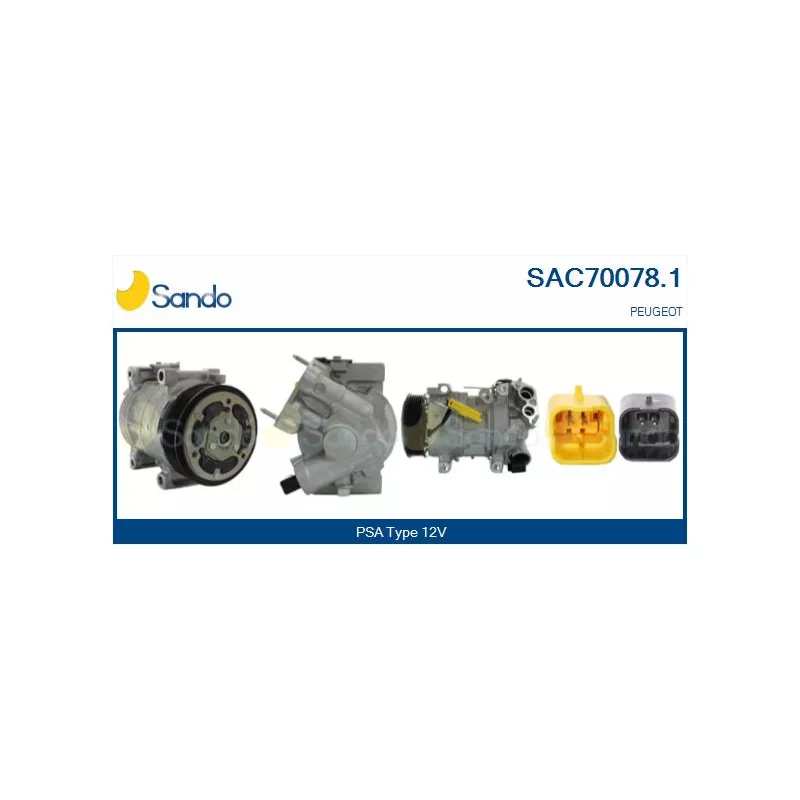 Compresseur, climatisation SANDO SAC70078.1