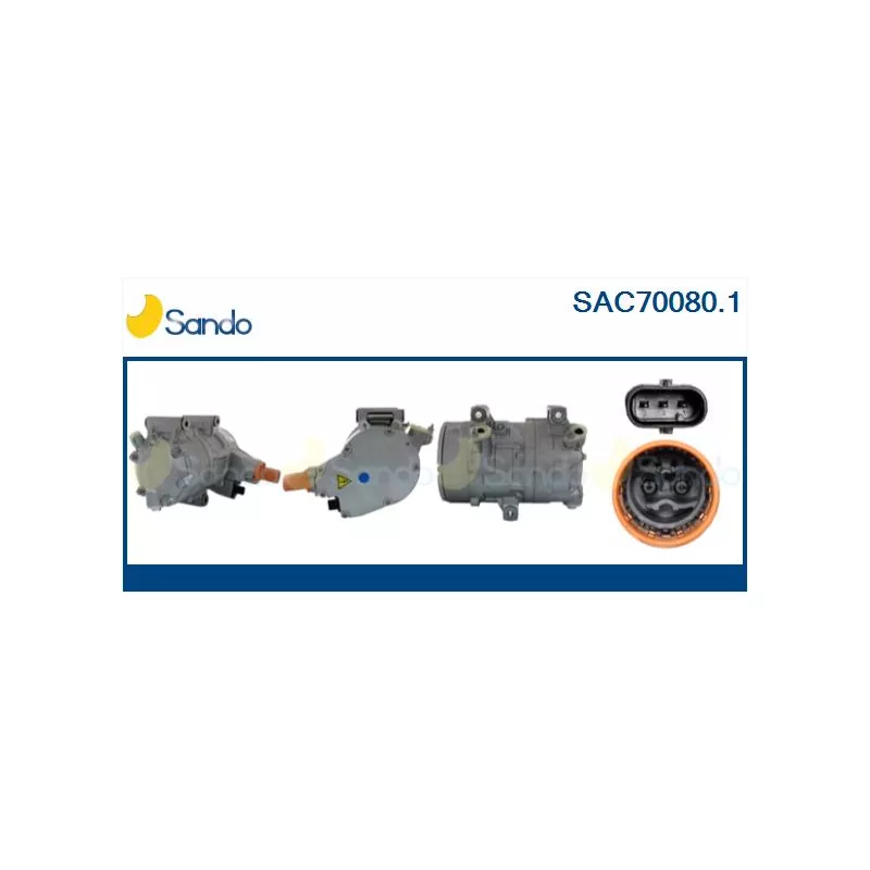 Compresseur, climatisation SANDO SAC70080.1