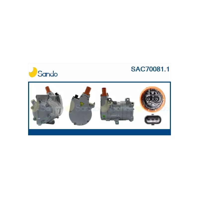 Compresseur, climatisation SANDO SAC70081.1