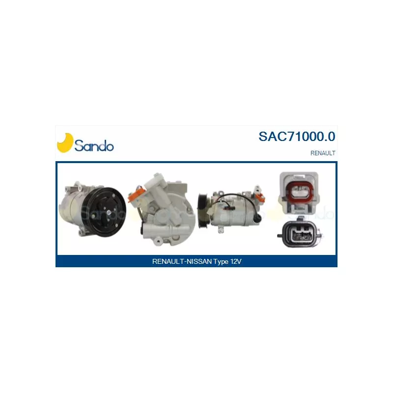 Compresseur, climatisation SANDO SAC71000.0