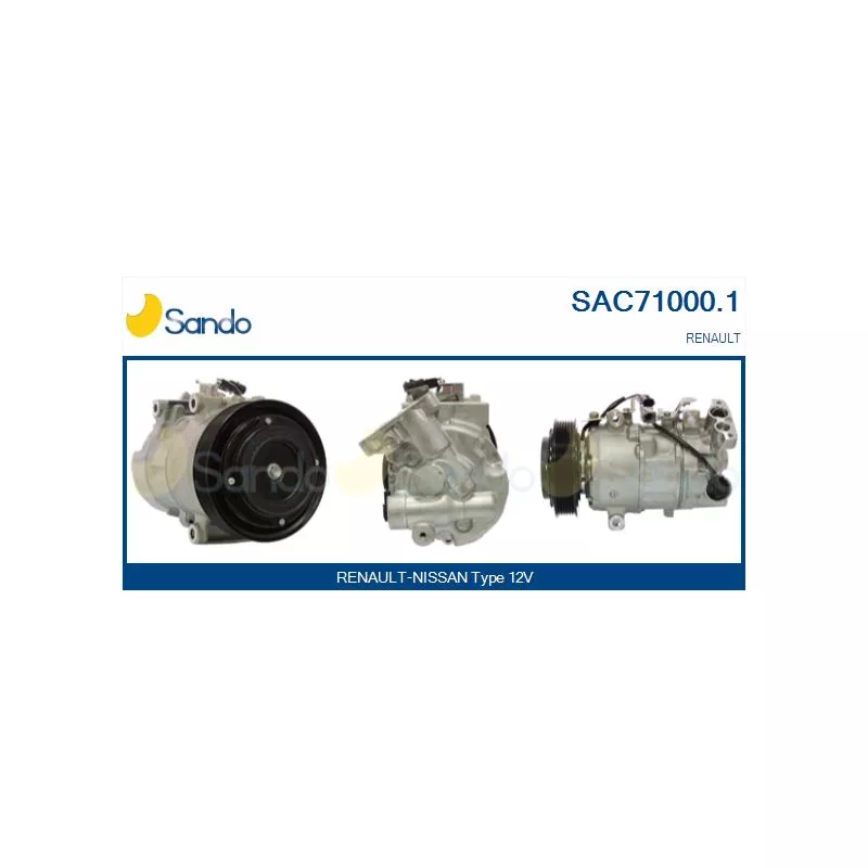 Compresseur, climatisation SANDO SAC71000.1