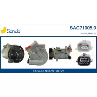 Compresseur, climatisation SANDO SAC71005.0
