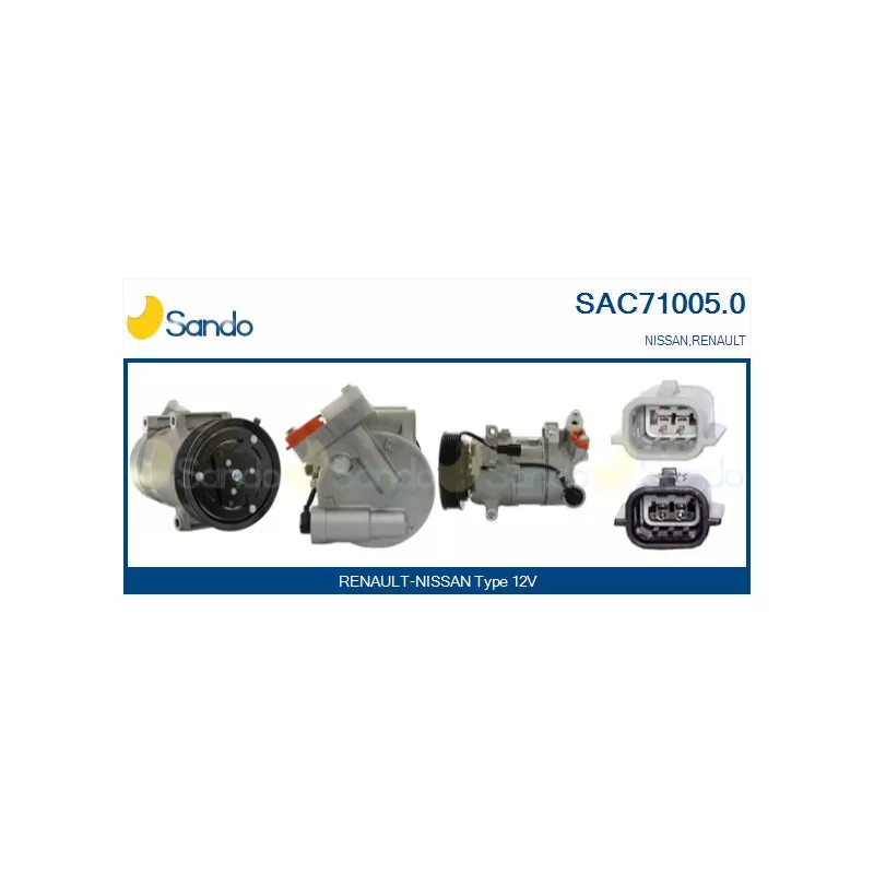 Compresseur, climatisation SANDO SAC71005.0