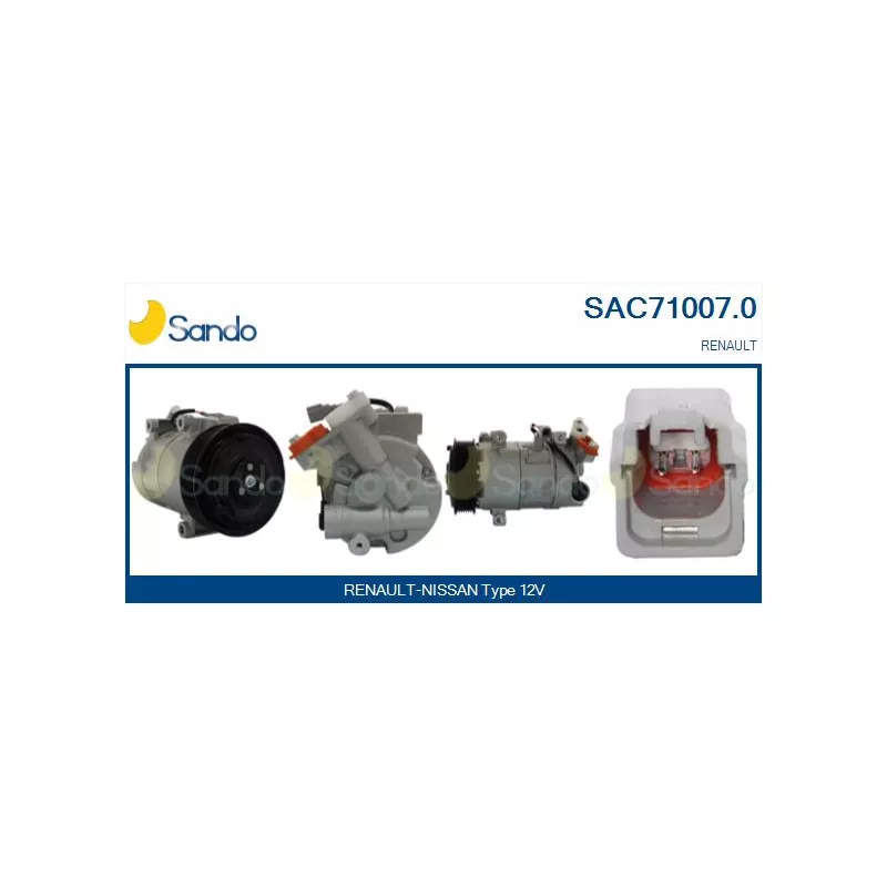 Compresseur, climatisation SANDO SAC71007.0