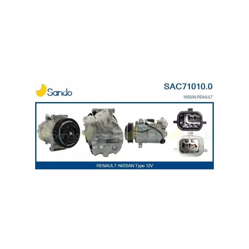 Compresseur, climatisation SANDO SAC71010.0