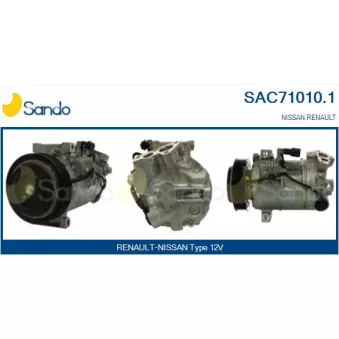 Compresseur, climatisation SANDO SAC71010.1
