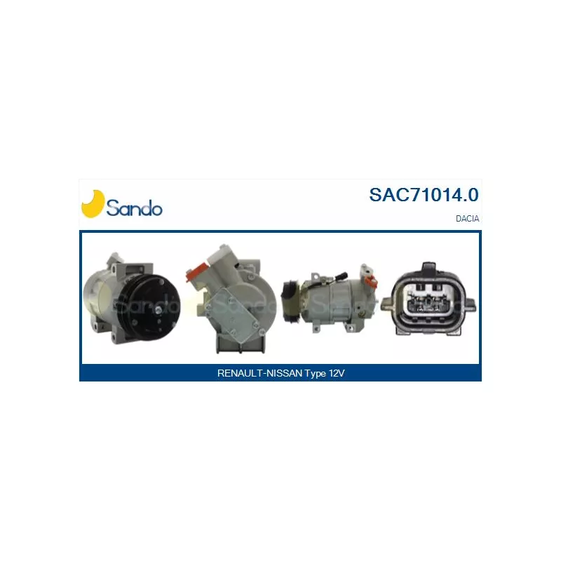 Compresseur, climatisation SANDO SAC71014.0