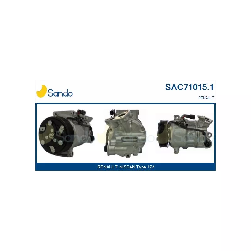 Compresseur, climatisation SANDO SAC71015.1