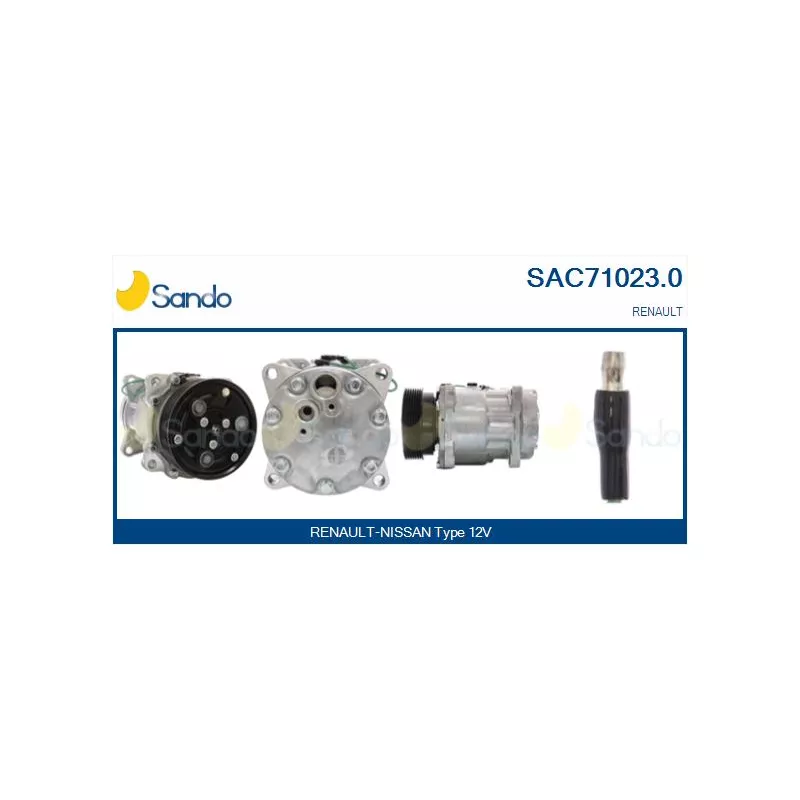 Compresseur, climatisation SANDO SAC71023.0