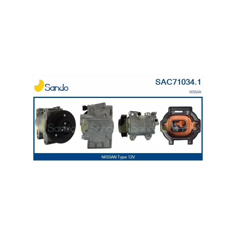 Compresseur, climatisation SANDO SAC71034.1