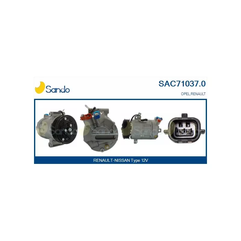 Compresseur, climatisation SANDO SAC71037.0