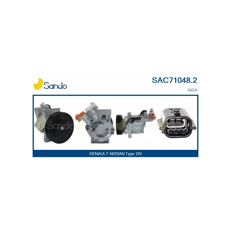 Compresseur, climatisation SANDO SAC71048.2