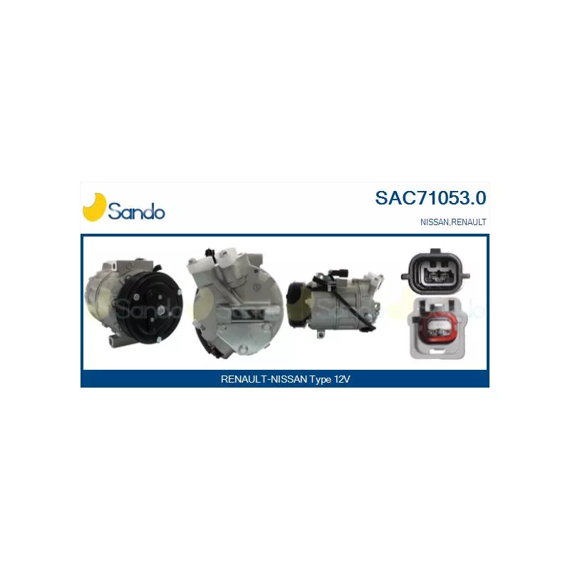 Compresseur, climatisation SANDO SAC71053.0