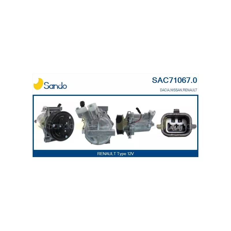 Compresseur, climatisation SANDO SAC71067.0
