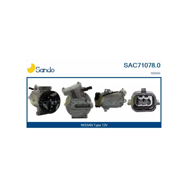 Compresseur, climatisation SANDO SAC71078.0
