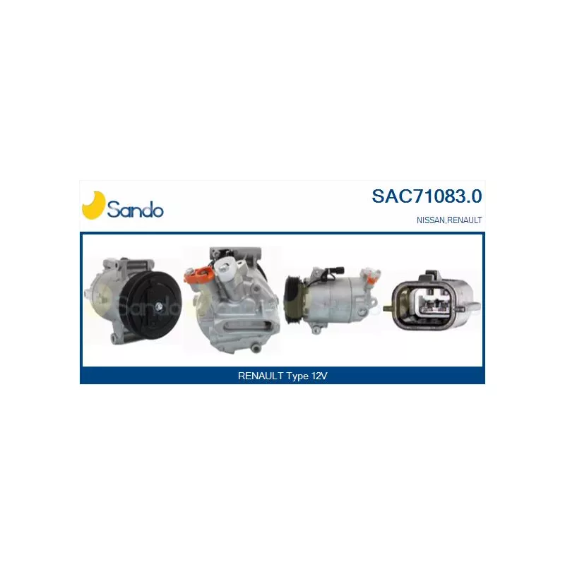 Compresseur, climatisation SANDO SAC71083.0