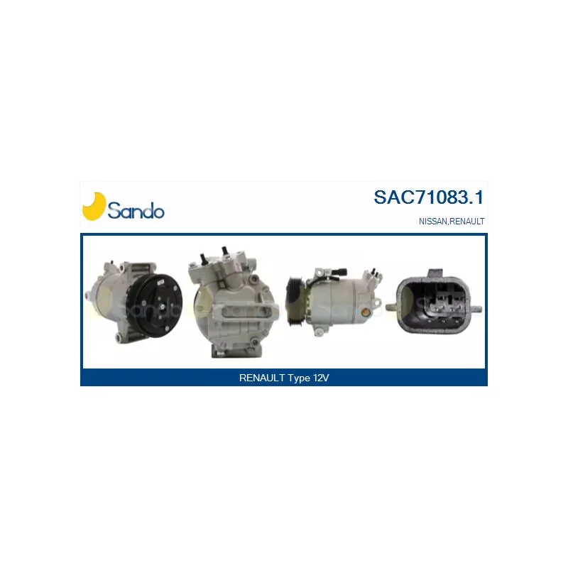 Compresseur, climatisation SANDO SAC71083.1