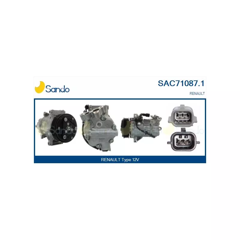 Compresseur, climatisation SANDO SAC71087.1