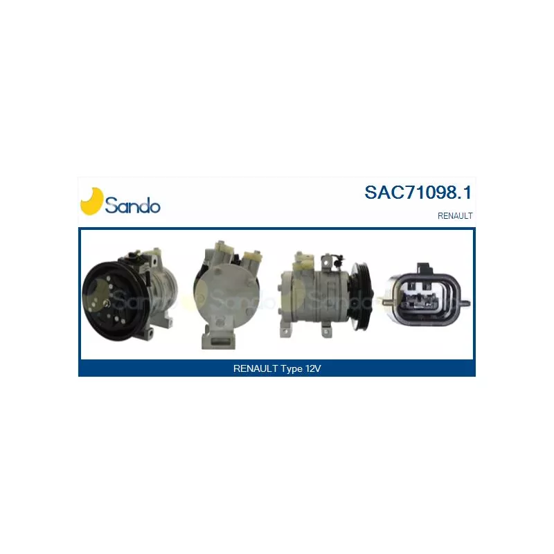 Compresseur, climatisation SANDO SAC71098.1