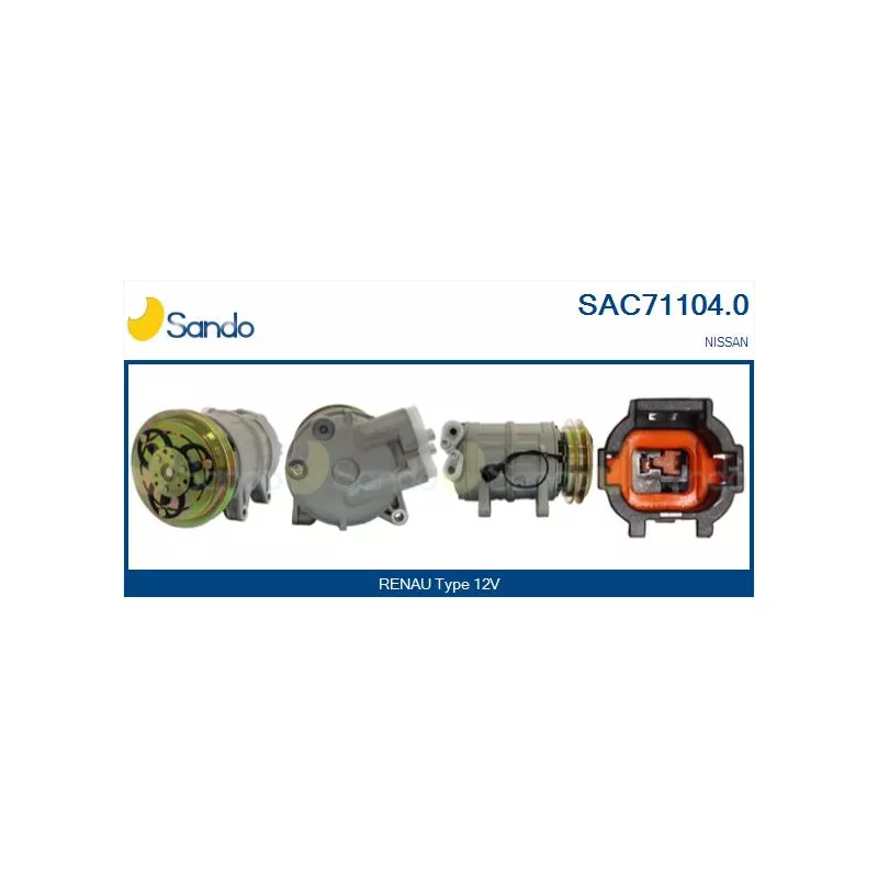Compresseur, climatisation SANDO SAC71104.0