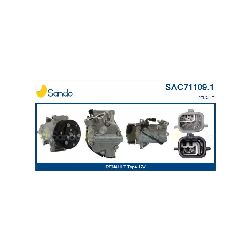Compresseur, climatisation SANDO SAC71109.1