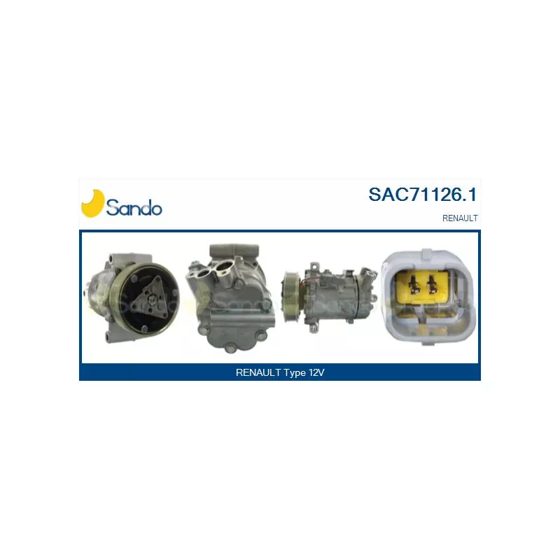 Compresseur, climatisation SANDO SAC71126.1