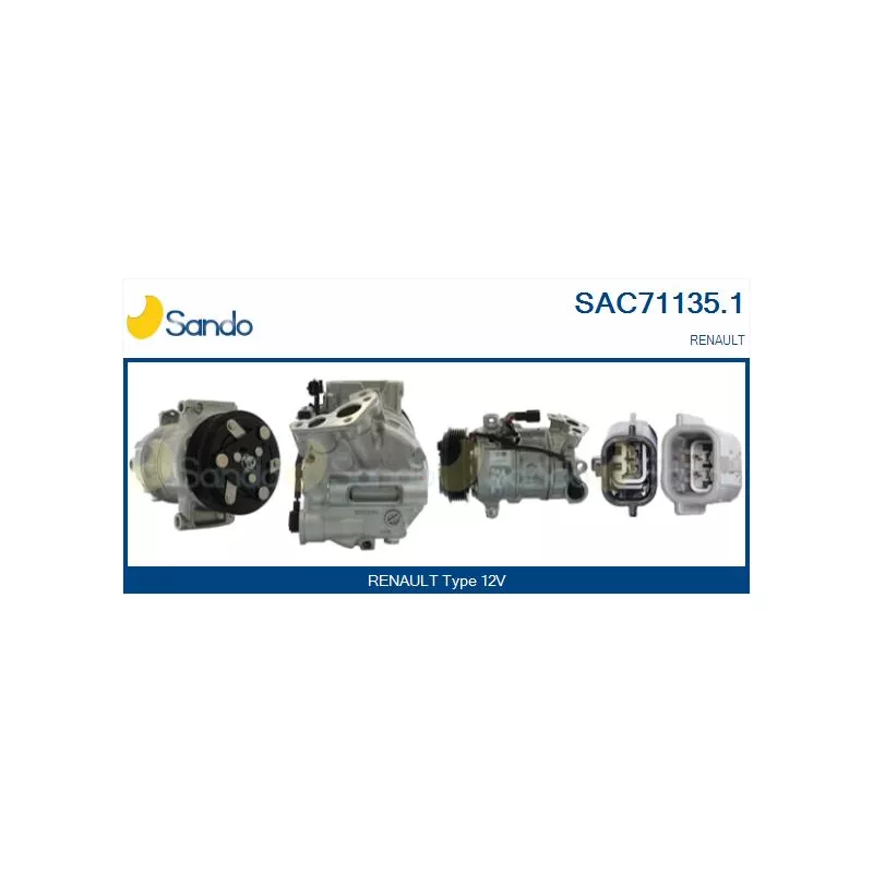 Compresseur, climatisation SANDO SAC71135.1