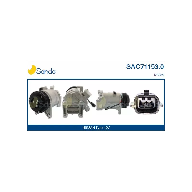 Compresseur, climatisation SANDO SAC71153.0