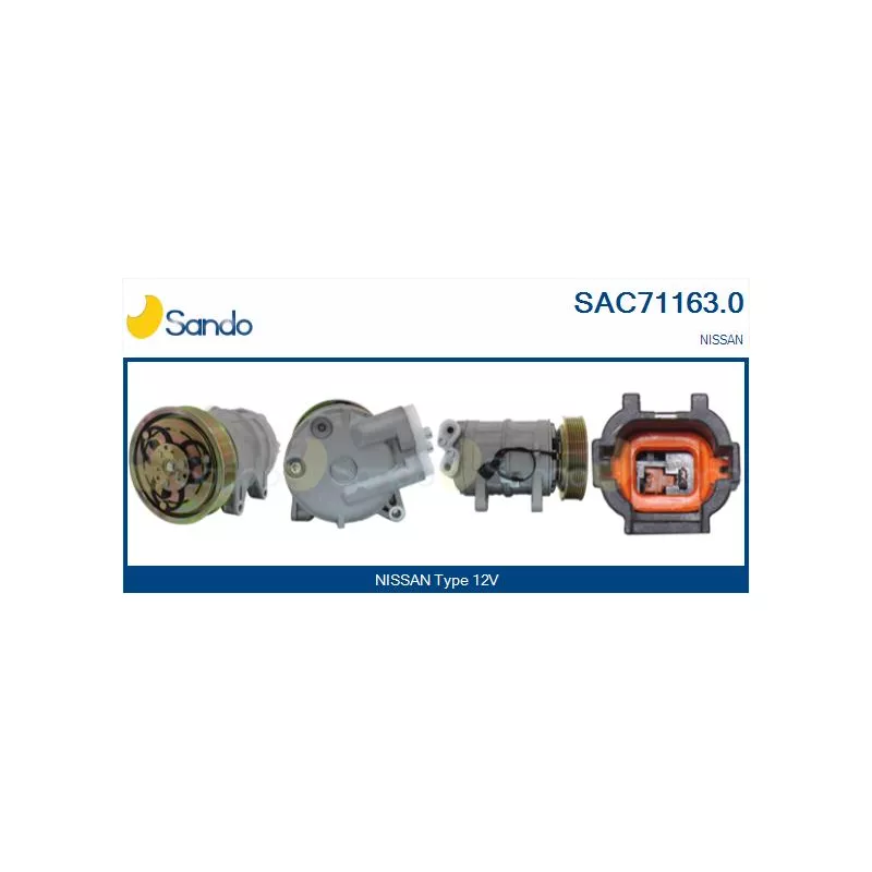 Compresseur, climatisation SANDO SAC71163.0