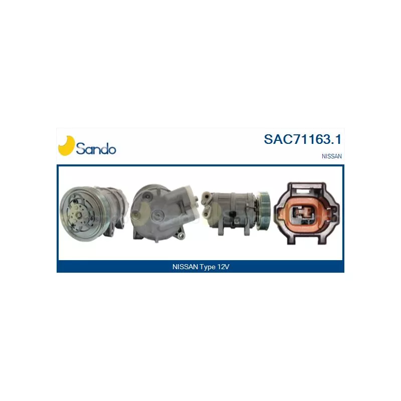 Compresseur, climatisation SANDO SAC71163.1