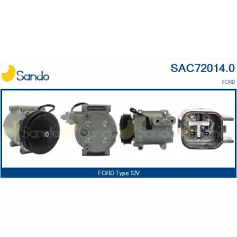 Compresseur, climatisation SANDO SAC72014.0