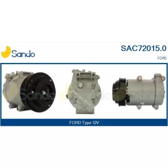 Compresseur, climatisation SANDO SAC72015.0