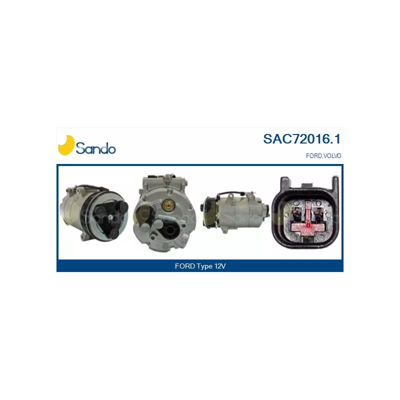 Compresseur, climatisation SANDO SAC72016.1