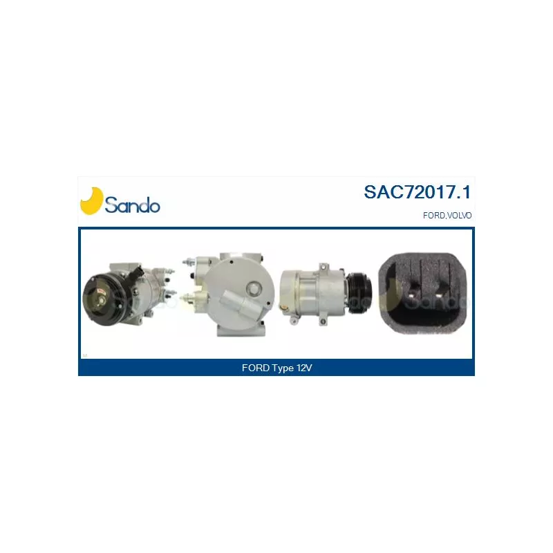 Compresseur, climatisation SANDO SAC72017.1