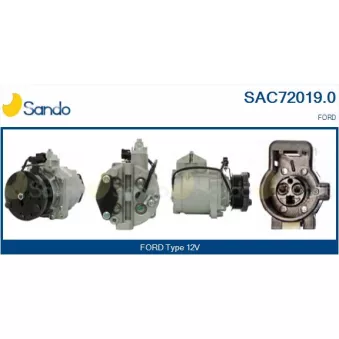 Compresseur, climatisation SANDO SAC72019.0