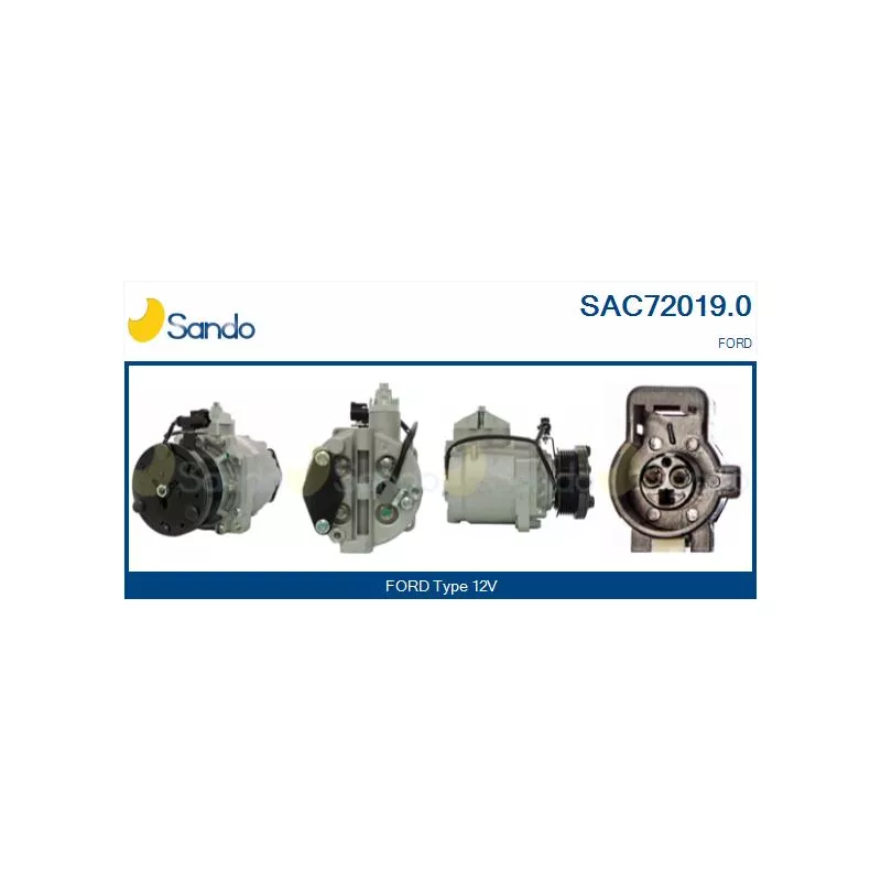 Compresseur, climatisation SANDO SAC72019.0