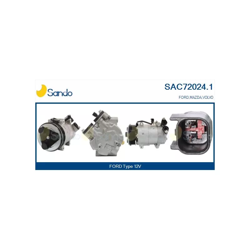 Compresseur, climatisation SANDO SAC72024.1