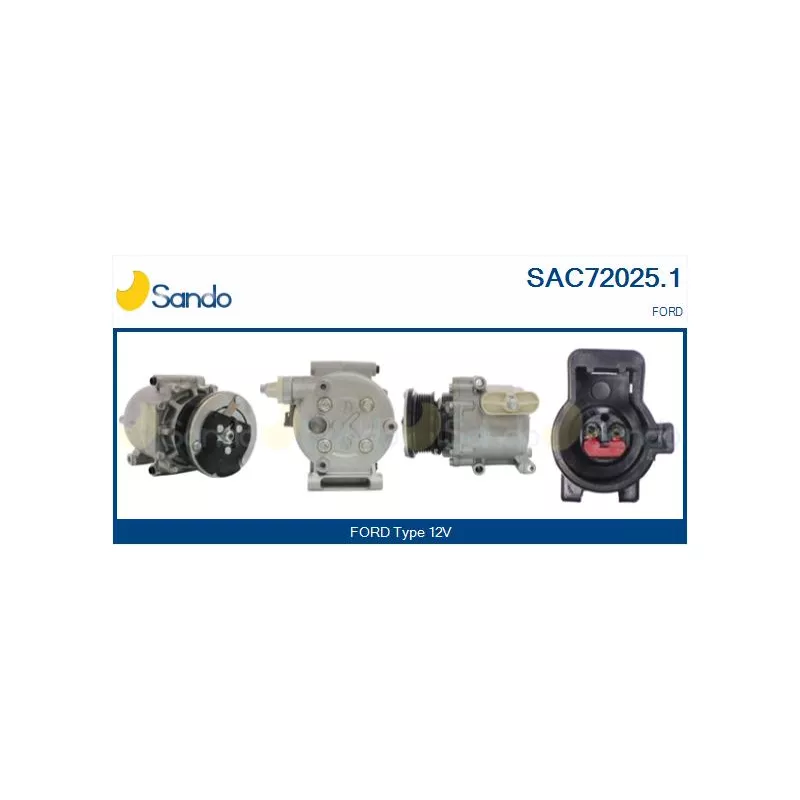 Compresseur, climatisation SANDO SAC72025.1