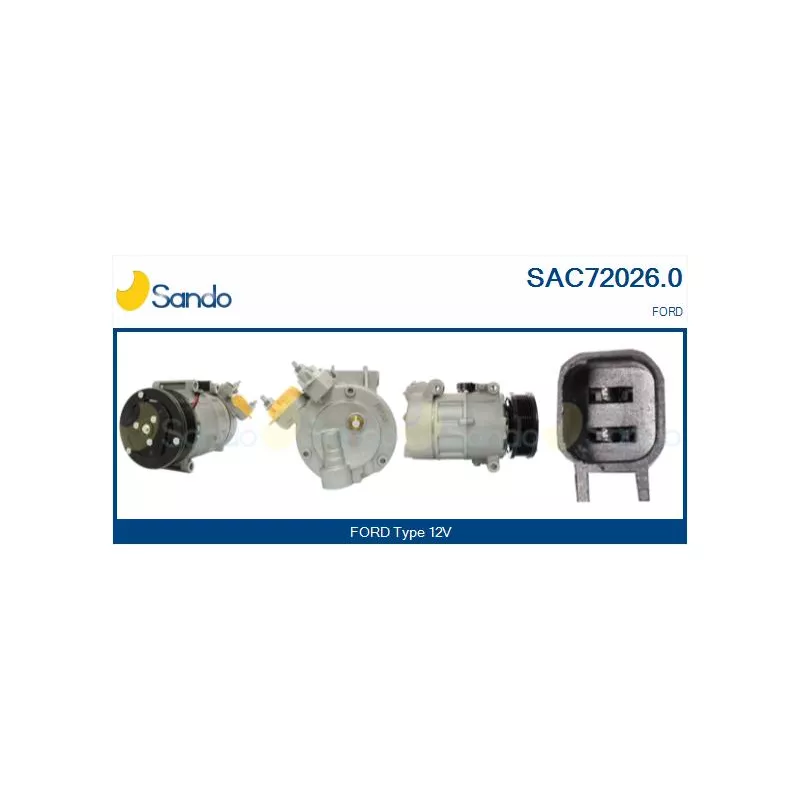 Compresseur, climatisation SANDO SAC72026.0